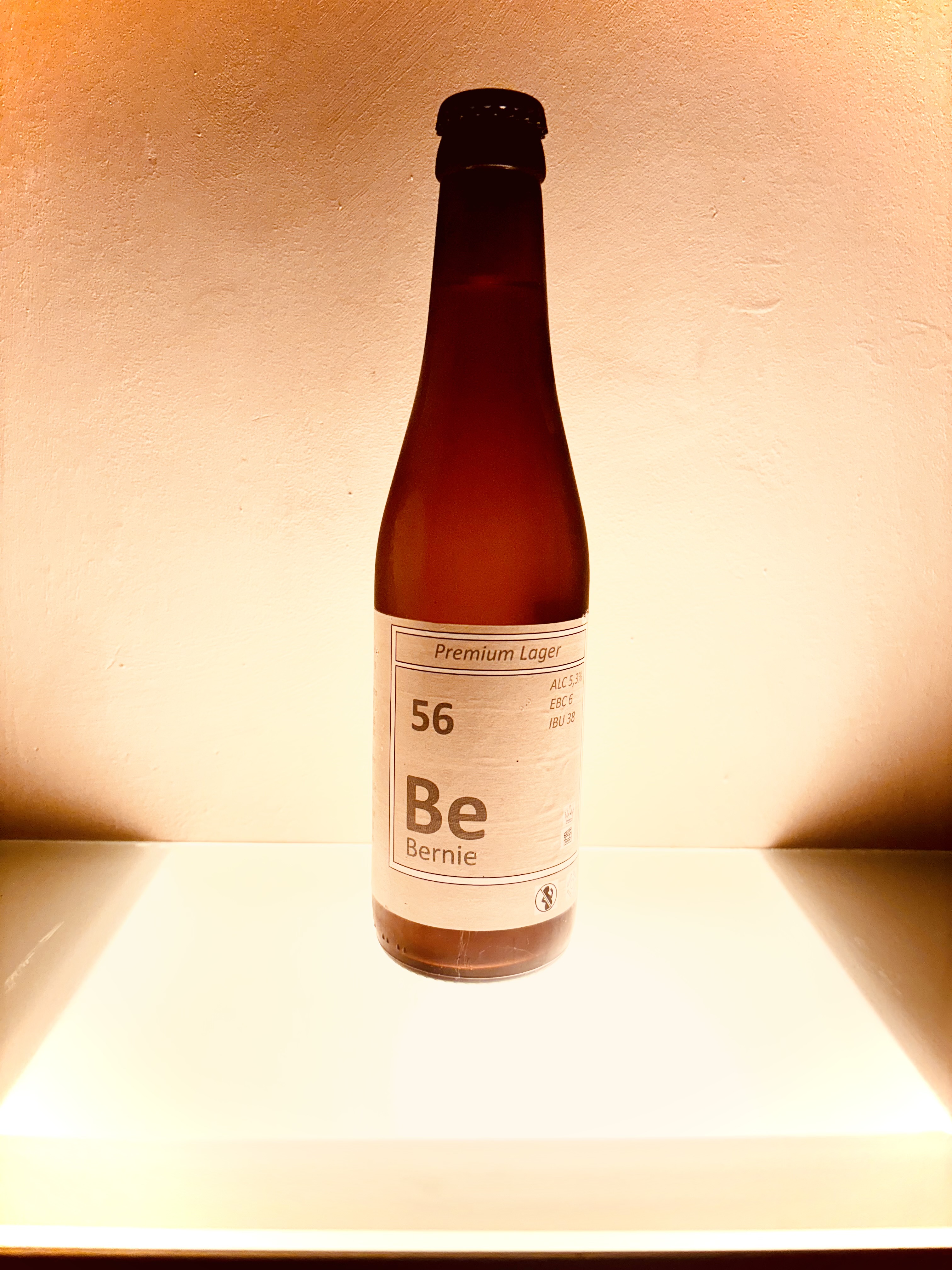 Bouteille de bière Bernie 56 Premium Lager